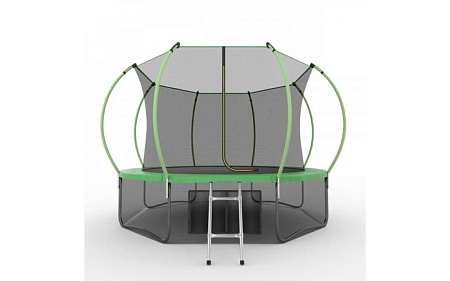 Батут EVO Jump Internal 12ft с внутренней сеткой и лестницей + нижняя сеть Lower net
